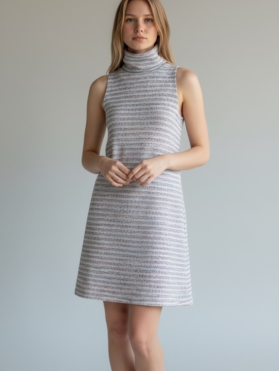 Anthropologie Dresses & Skirts - Anthropologie Akemi + Kin Striped Sleeveless Turtleneck Tunic Dress Size Large